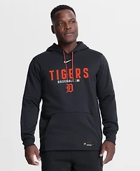 Nike Men's Navy Detroit Tigers Authentic Collection Therma-fit Hoodie