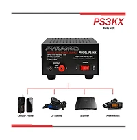Pyramid Bench Power Supply, Ac-to-dc Power Converter (2.5 Amp