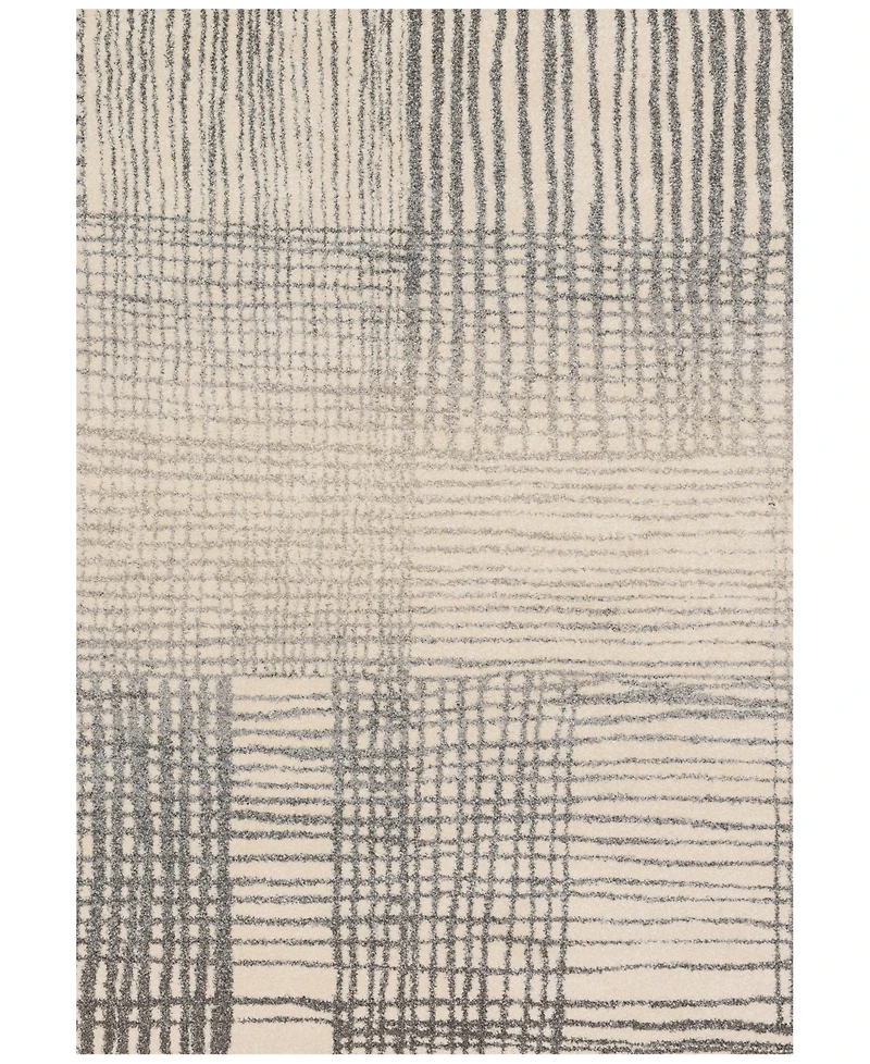 Closeout! Loloi Emory Eb-05 Ivory/Gray 5'3" x 7'7" Area Rug