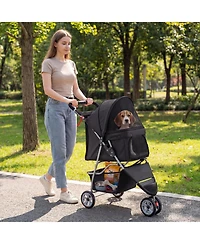Cozito Wheel Pet Stroller for Small Dogs and Cats up to 33 lbs