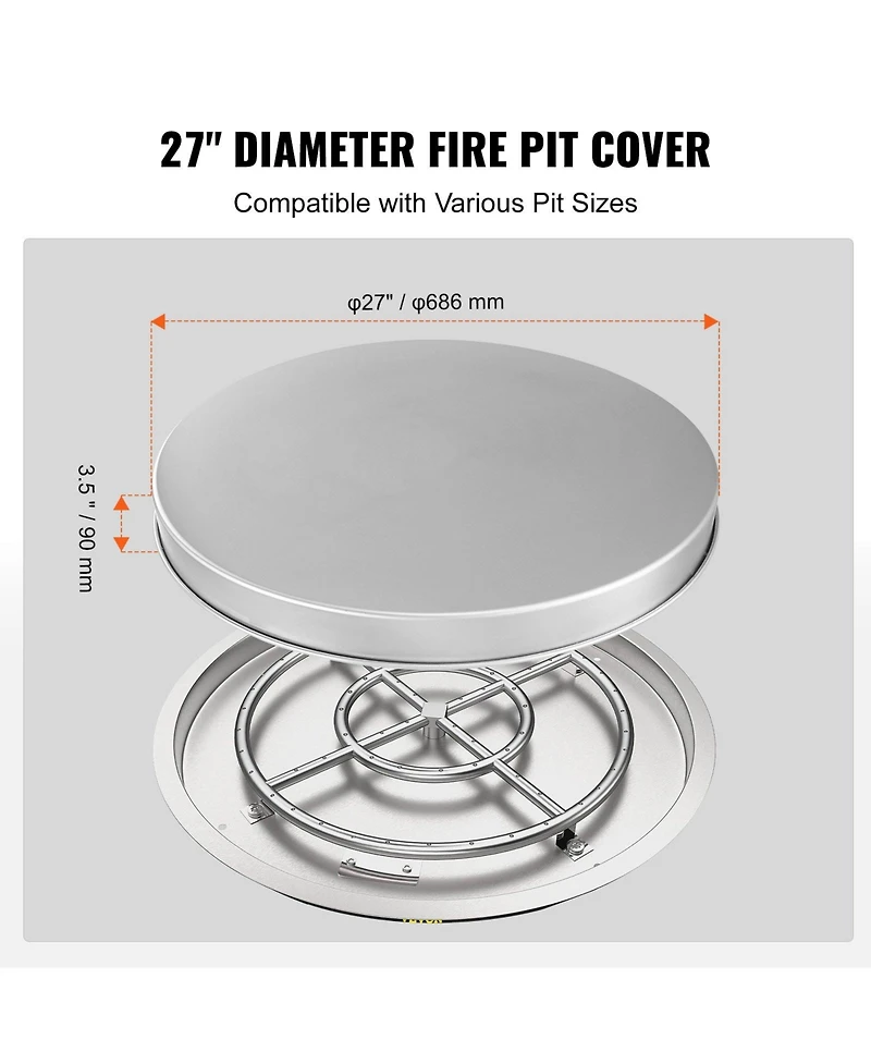 Cozito Fire Pit Cover Lid