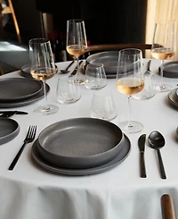 Fortessa Cloud Terre Iceland High Sided Salad Plates, Set of 4