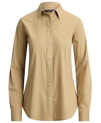 Lauren Ralph Petite Classic-Fit Point Collar Shirt