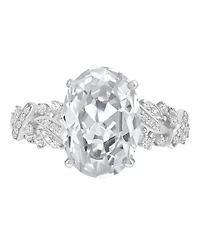 Macy's Igi Certified Lab Grown Diamond (4-3/8 ct. t.w.) Ring 14k Yellow & White Gold