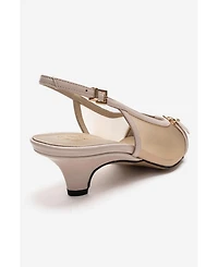 Prologue Shoes Women's Laviera Mesh Slingback Pump