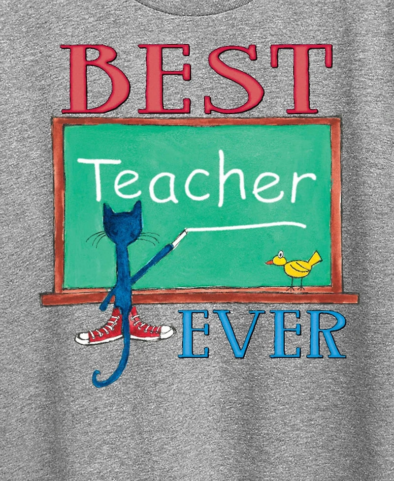 Hybrid Apparel Plus Pete the Cat Best Teacher Graphic T-Shirt