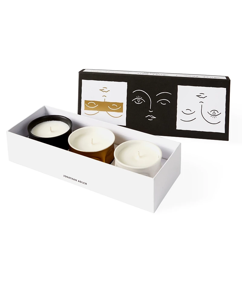 Jonathan Adler Muse 3-Pc. Votive Candle Set