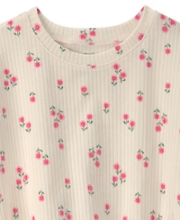 Carter's Toddler Girls' 2T-5T Short-Sleeve Top and Pant, 2-Piece Set