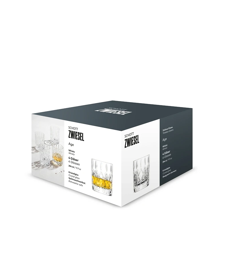 Zwiesel Glas Stage Double Old Fashioned Glasses, Set of 4