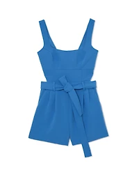 Reiss Women's Structured Cut-Out Belted Playsuit