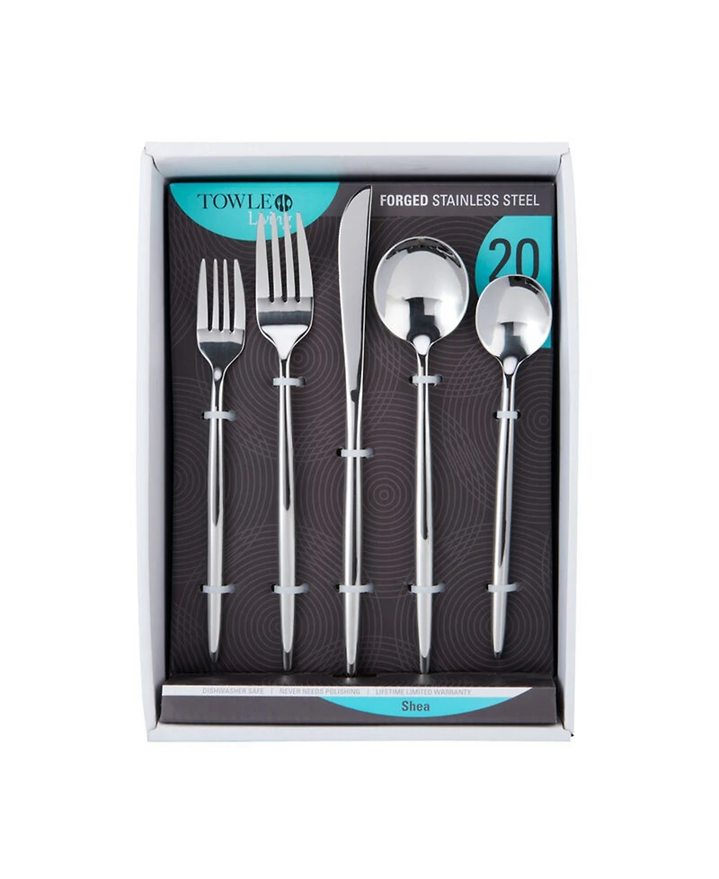 Towle Living Forged Shea 20-Pc. Flatware Set, Service for 4