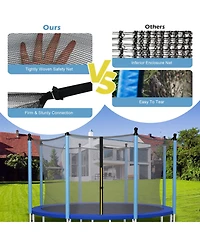 Gymax Trampoline Replacement Safety Enclosure Net Weather-Resistant
