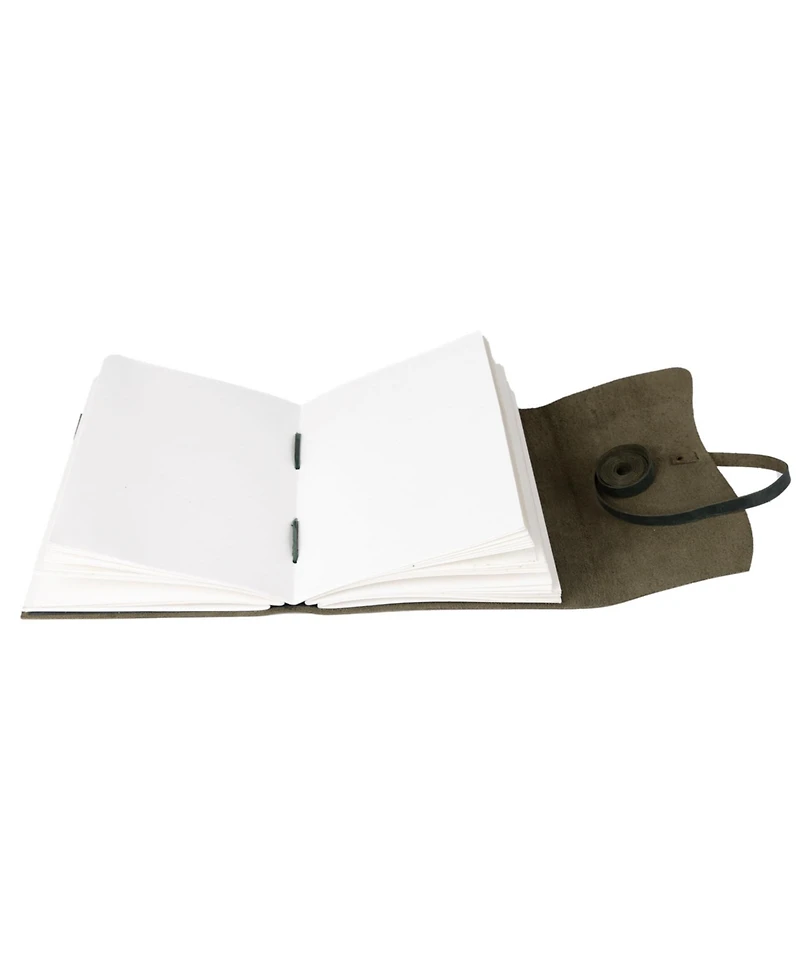 Gnuadz Leather Journal Vintage Notebook Unlined Blank Paper Travel Diary Sketchbook