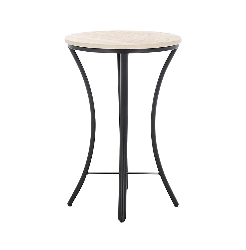 Safavieh Saxony Travertine Side Table