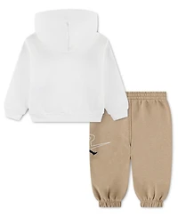Jordan Baby Boys' Swoosh Logo Hoodie and Jogger Pants, 2-Piece Set