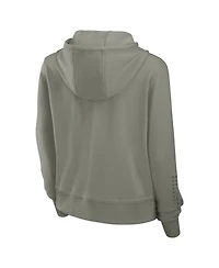 Nike Women's Olive Los Angeles Dodgers One Tri-Blend Dri-fit Hoodie