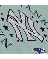 Mitchell Ness Women's Green New York Yankees Yacht Rock Sweatshirt