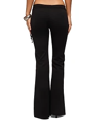 Edikted Women's Junipar Waist Tie Flared Pants