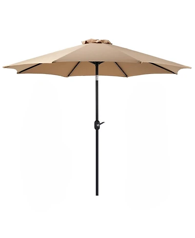 Yiortwo 10 Ft Patio Umbrella Market with Tilt Crank Uv Protection