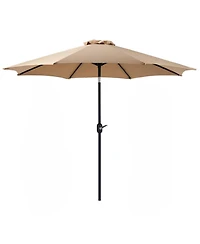 Yiortwo 10 Ft Patio Umbrella Market with Tilt Crank Uv Protection