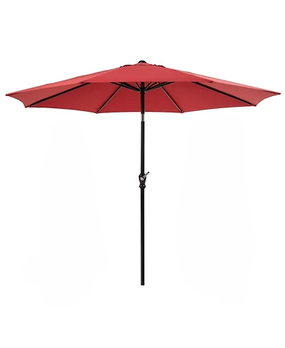 Yiortwo 10 Ft Patio Umbrella Market Umbrella with Tilt Crank Uv Protection