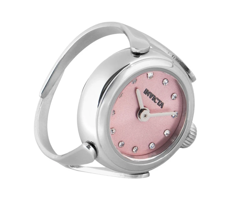 Invicta Women's 49072 Mini Ring Watch Quartz 2 Hand Pink Dial Watch