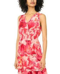 Sam & Jess Women's Sleeveless Surplice Neck Maxi Dress
