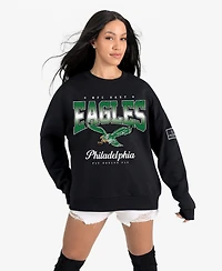 Gameday Couture Women's Black Philadelphia Eagles Powerhouse Play Premium Fleece Sweatshirt