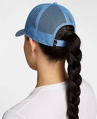 Nike Men's and Women's Light Blue Swoosh Rise Trucker Adjustable Hat