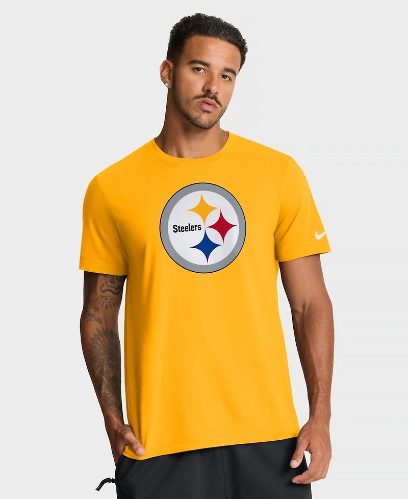 Nike Men's Gold Pittsburgh Steelers Essential Logo T-Shirt