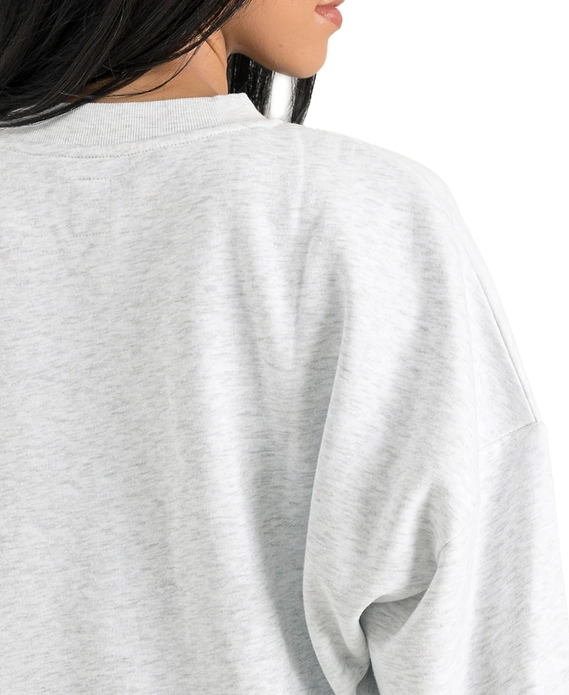 Gameday Couture Women's Gray Cleveland Browns Heritage Premium Fleece Pullover Sweatshirt