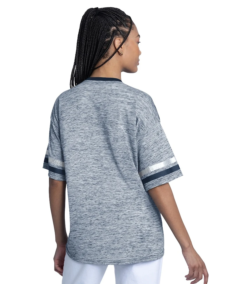 G-iii 4Her by Carl Banks Women's Navy New York Yankees Off-Season Oversized Top