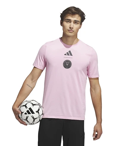 Adidas Men's Light Pink Inter Miami Cf 2026 Jersey Hook Pregame T-Shirt
