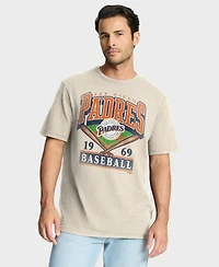Fanatics Men's Tan San Diego Padres Stadium Slub T-Shirt