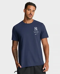 Nike Men's Navy New York Yankees Primetime 2-Hit T-Shirt