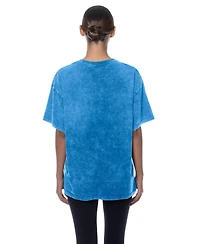 New Era Women's Blue Detroit Lions Throwback Oversized T-Shirt