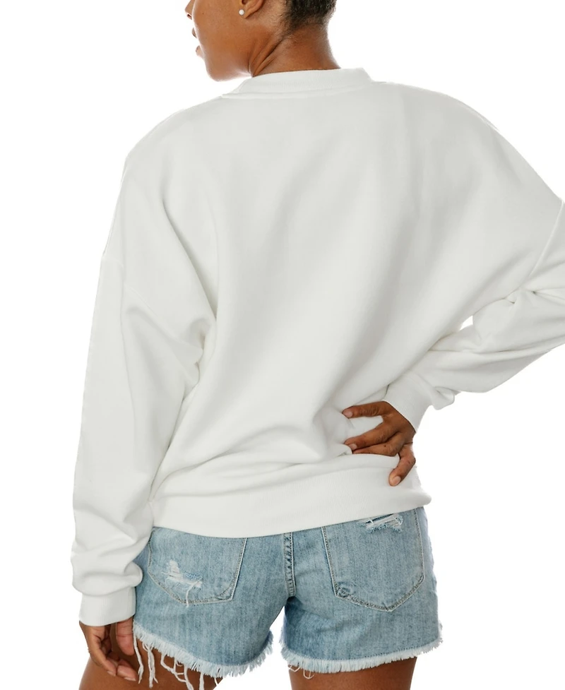 Gameday Couture Women's White Texas Tech Red Raiders Freestyle Fleece Pullover Sweatshirt