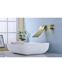 Phying Wall Mount Widespread Bathroom Faucet