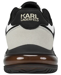 Karl Lagerfeld Men's Nadir Mixed-Media Lace-Up Runner Sneakers