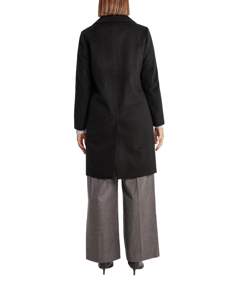 1982 Women's Cashmere Tailored Single-Breasted Coat