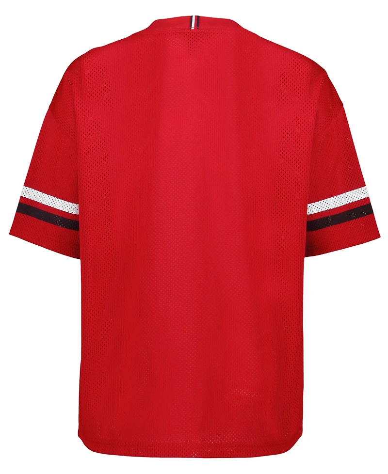 Tommy Hilfiger Boys' 8-20 Logo Mesh Jersey T-Shirt