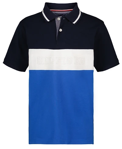 Tommy Hilfiger Boys' 8-20 Color-Blocked Logo Polo Shirt
