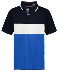Tommy Hilfiger Boys' 8-20 Color-Blocked Logo Polo Shirt