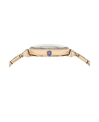 Porsamo Bleu Women's Emma Stainless Steel Rose Tone Sunray Dial Watch 1141CEMS