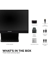 ViewSonic VP16-oled 15.6" 16:9 Full Hd Portable Ips Led Monitor