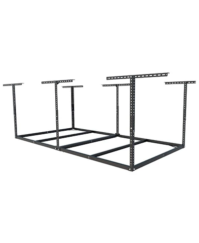 Fleximounts 4x8 Overhead Garage Storage Rack without Decking, Lite Series