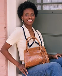 Patricia Nash Paris Leather Small Satchel Bag