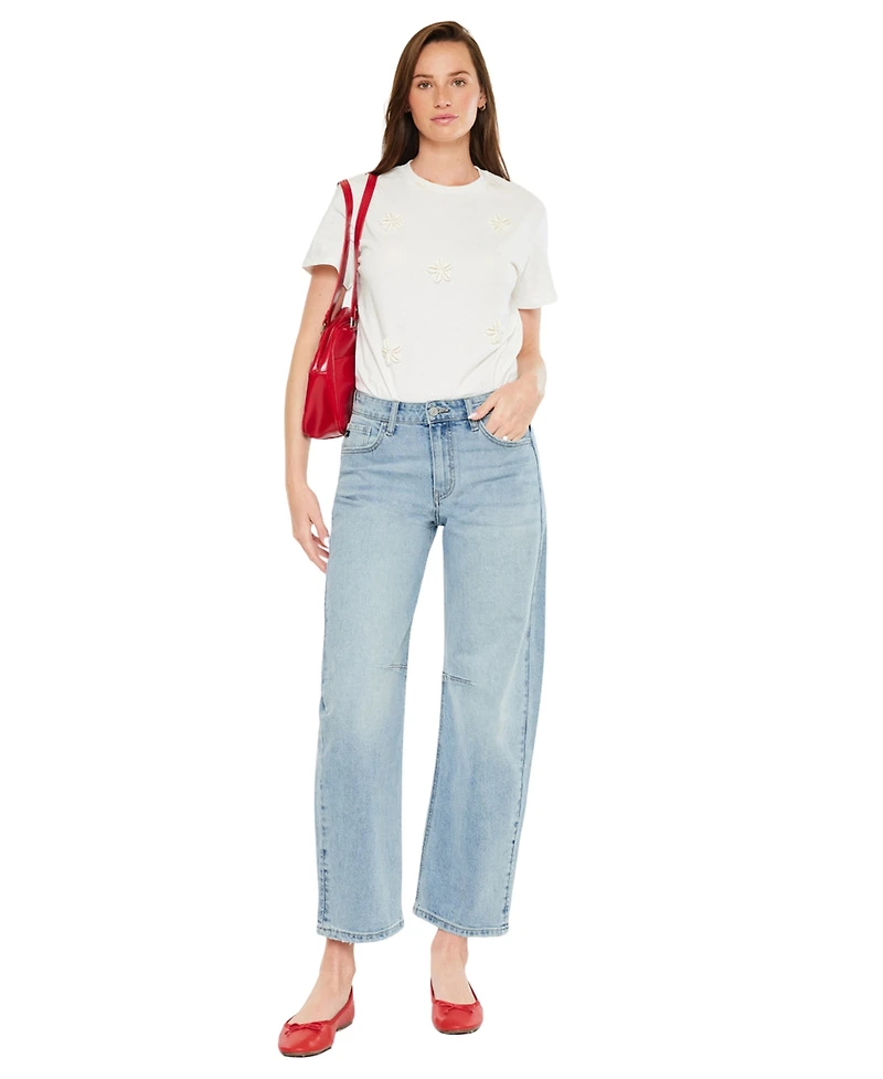 KanCan Women's Isla High Rise Horseshoe Jeans