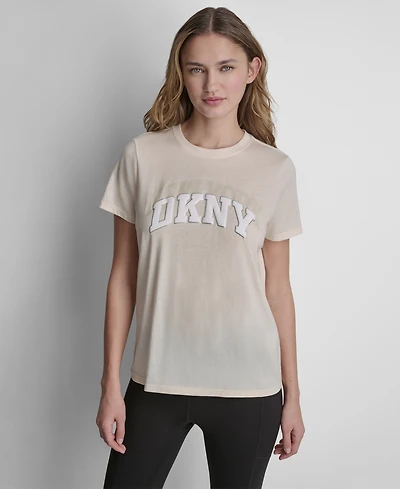 Dkny Sport Women's Varsity Logo Crewneck T-Shirt