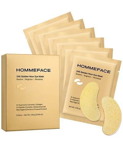 Hommeface 24k Golden Hour Eye Mask Set